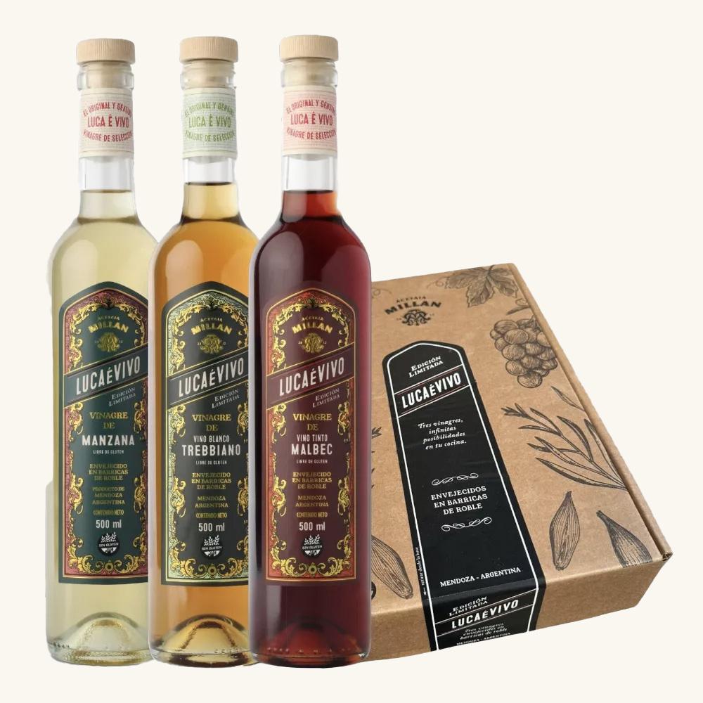 Pack De Vinagres Premium LUCAéVIVO