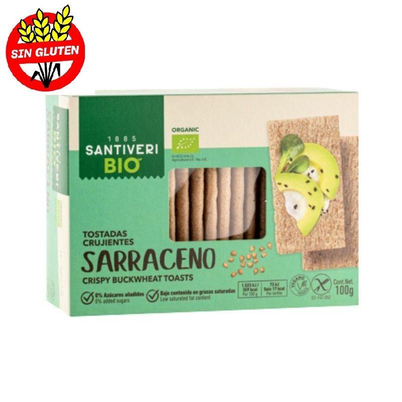 Galletas tipo tostadas de Trigo Sarraceno Santiveri 100g